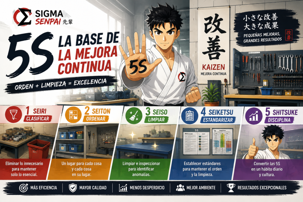 metodologia 5S Lean manufacturing